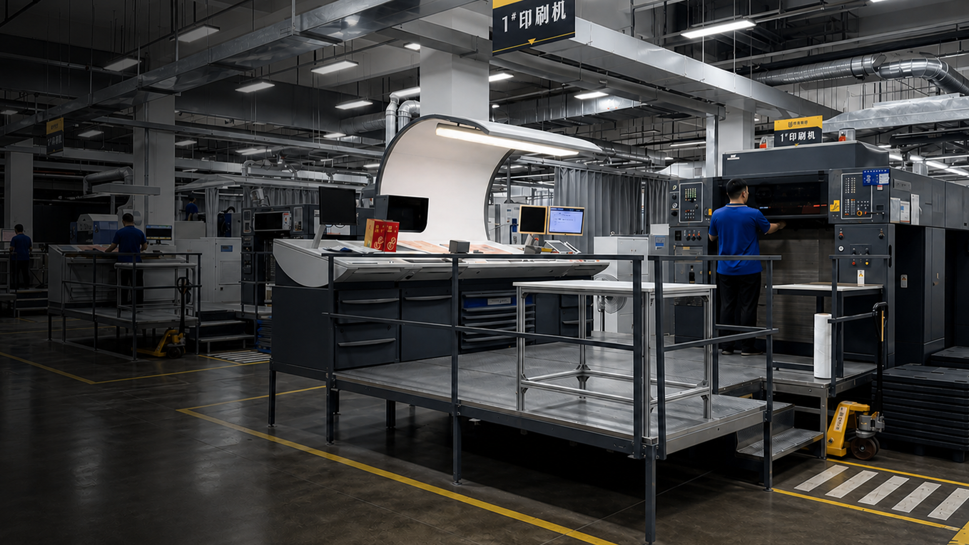 Huamei paper packaging production facility